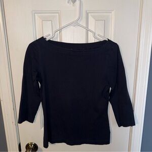 Brooks Brothers Navy Long Sleeve Top